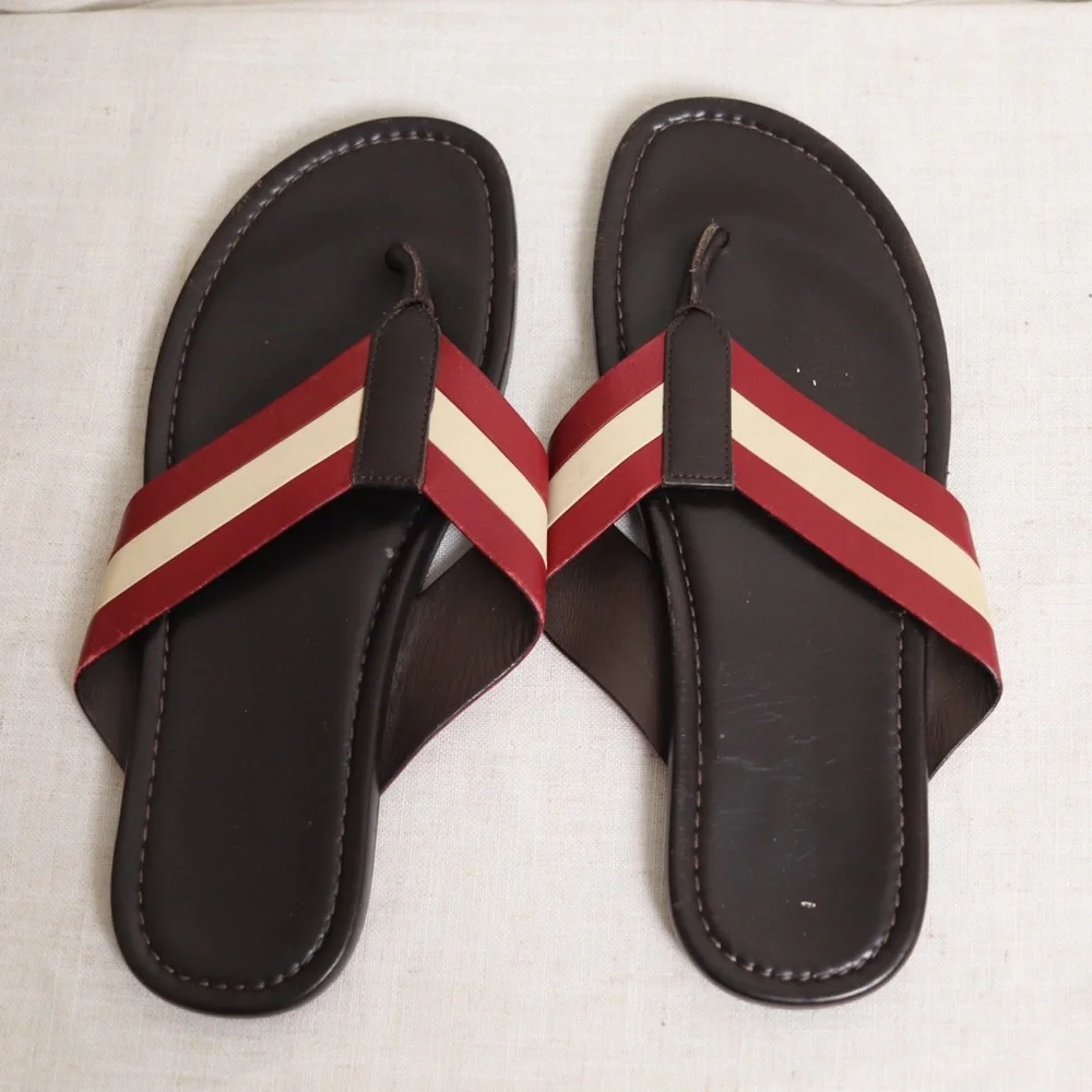 Bally Mens Flip Flop Sandals size 10 - Picture 5 of 9